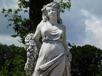 Statue of Lady with Flower Wreath - 175 cm - Stone