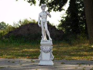 Beeld David op Sokkel - 88 cm - Steen