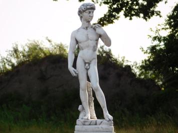 Beeld David op Sokkel - 88 cm - Steen