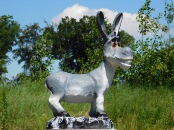 Beeld Donkey - 45 cm - Polystone
