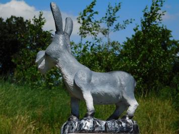 Beeld Donkey - 45 cm - Polystone