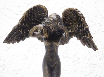 Statue Nackter Engel - 38 cm - Gusseisen
