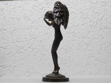 Statue Nackter Engel - 38 cm - Gusseisen