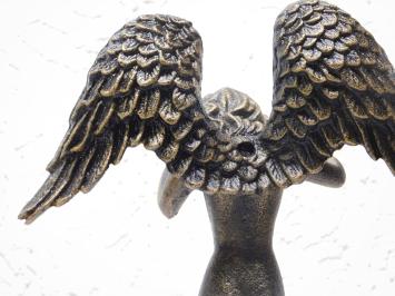Statue Nackter Engel - 38 cm - Gusseisen