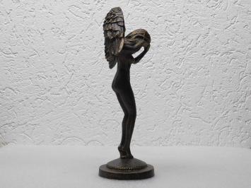 Statue Nackter Engel - 38 cm - Gusseisen