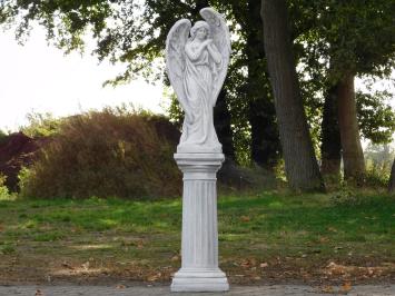 Large Angel Statue on a Pedestal – 150 cm – Stone