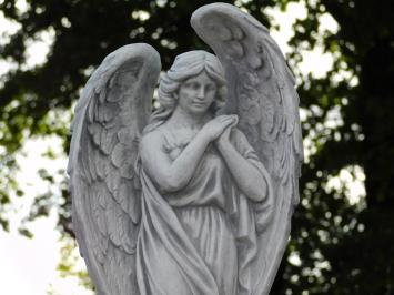 Large Angel Statue on a Pedestal – 150 cm – Stone