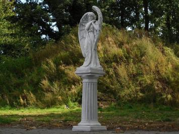 Large Angel Statue on a Pedestal – 150 cm – Stone