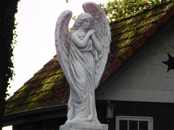 Large Angel Statue on a Pedestal – 150 cm – Stone