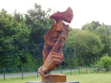 Beeld de Fluisteraar XL - 58 cm - Gietijzer