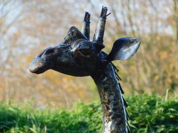 Giraffe XL - ganz aus Metall - einzigartiges Objekt