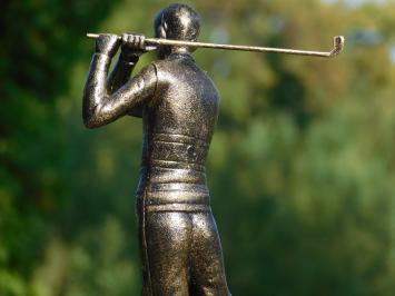 Statue of a Golfer - Full Cast Iron