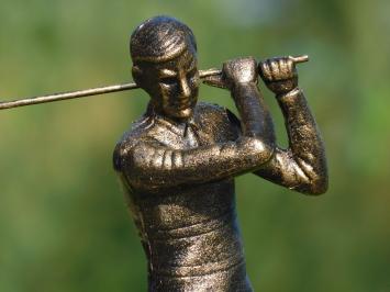 Statue eines Golfers - Vollguss