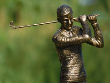 Statue eines Golfers - Vollguss