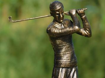 Statue eines Golfers - Vollguss