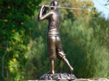 Statue eines Golfers - Vollguss