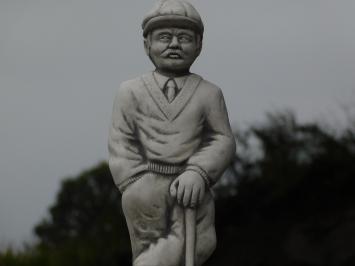 Beeld Golfer - 45 cm - Steen