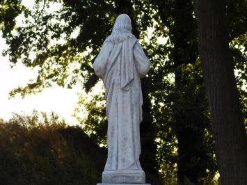 Sacred Heart of Jesus Statue on Pedestal - 127 cm - Classic Stone Set