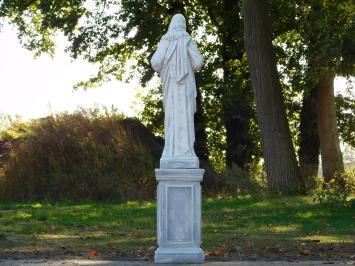 Sacred Heart of Jesus Statue on Pedestal - 127 cm - Classic Stone Set