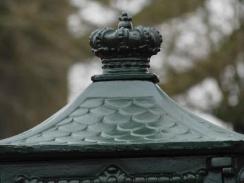 Staande Brievenbus - 120 cm - Gietijzer - Groen