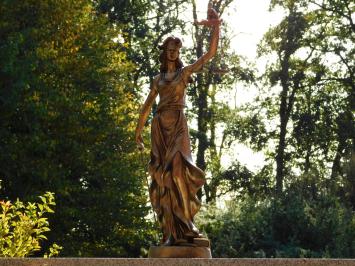 Beeld Justitia XL - 83 cm - Goudkleurig - Polystone