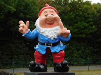 Einmalig: Figur Gnom Blau – 57 cm – Polystone