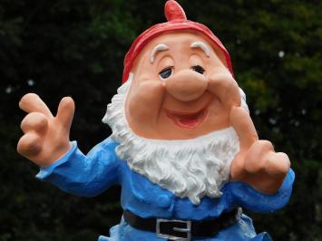 Einmalig: Figur Gnom Blau – 57 cm – Polystone