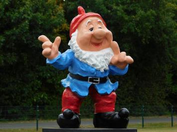 Einmalig: Figur Gnom Blau – 57 cm – Polystone