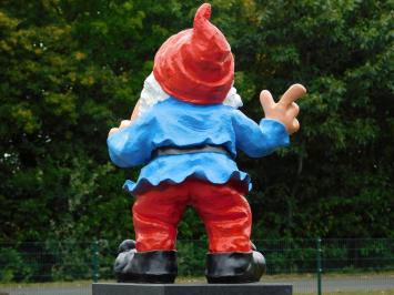 Einmalig: Figur Gnom Blau – 57 cm – Polystone