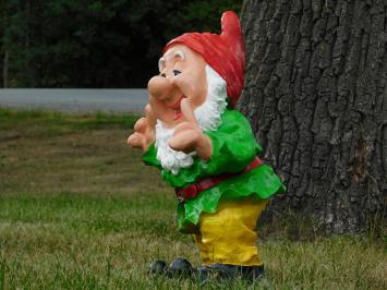 Last one: Green Gnome Statue - 57 cm - Polystone