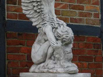 Statue Kniender Engel - 110 cm - Stein