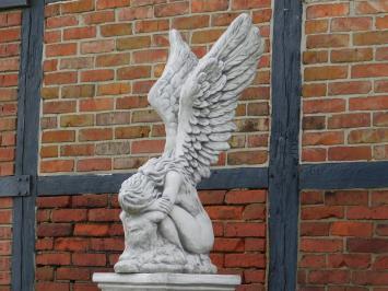 Statue Kneeling Angel - 110 cm - Stone