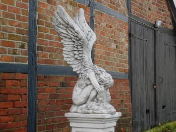 Statue Kneeling Angel - 110 cm - Stone