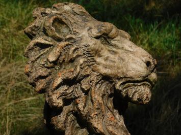 Skulptur Löwenkopf – 50 x 40 cm – Polystone