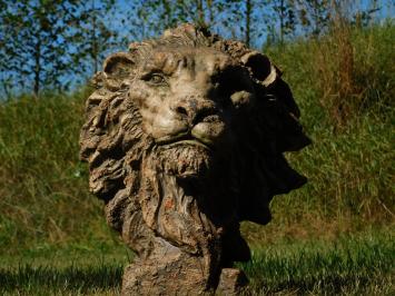Skulptur Löwenkopf – 50 x 40 cm – Polystone