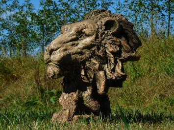 Skulptur Löwenkopf – 50 x 40 cm – Polystone