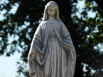 Statue of Mary on a Pedestal - 110 cm - Stone