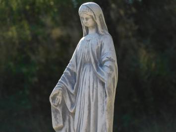 Statue of Mary on a Pedestal - 110 cm - Stone