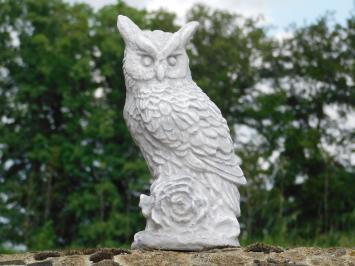Statue Owl on Stump - Stone - Eagle Owl