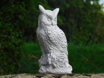 Statue Owl on Stump - Stone - Eagle Owl