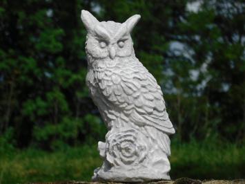 Statue Owl on Stump - Stone - Eagle Owl