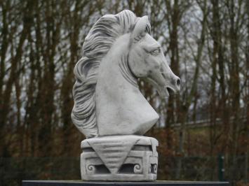 Statue Horse Head - 35 cm - Stone