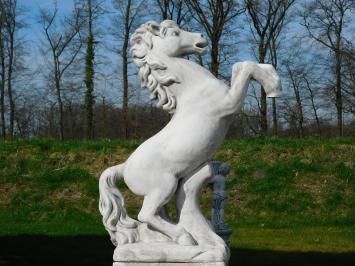 Statue Horse on Pedestal - 160 cm - Stone