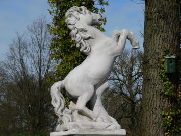Statue Horse on Pedestal - 160 cm - Stone