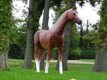 Skulptur Pferd XXL – 190 x 220 cm – Polystone