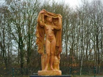 Beeld Naakte Vrouw Gedrapeerd - 67 cm - Polystone