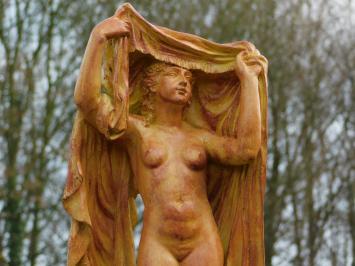 Beeld Naakte Vrouw Gedrapeerd - 67 cm - Polystone