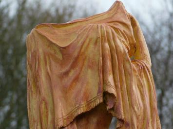 Beeld Naakte Vrouw Gedrapeerd - 67 cm - Polystone