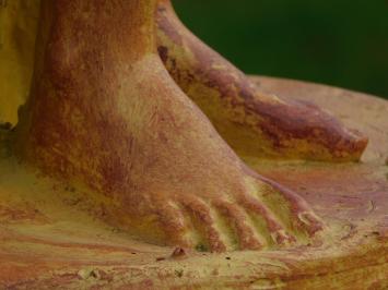 Beeld Naakte Vrouw Gedrapeerd - 67 cm - Polystone