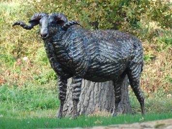 Statue Ram XL - all-metal - decorative object